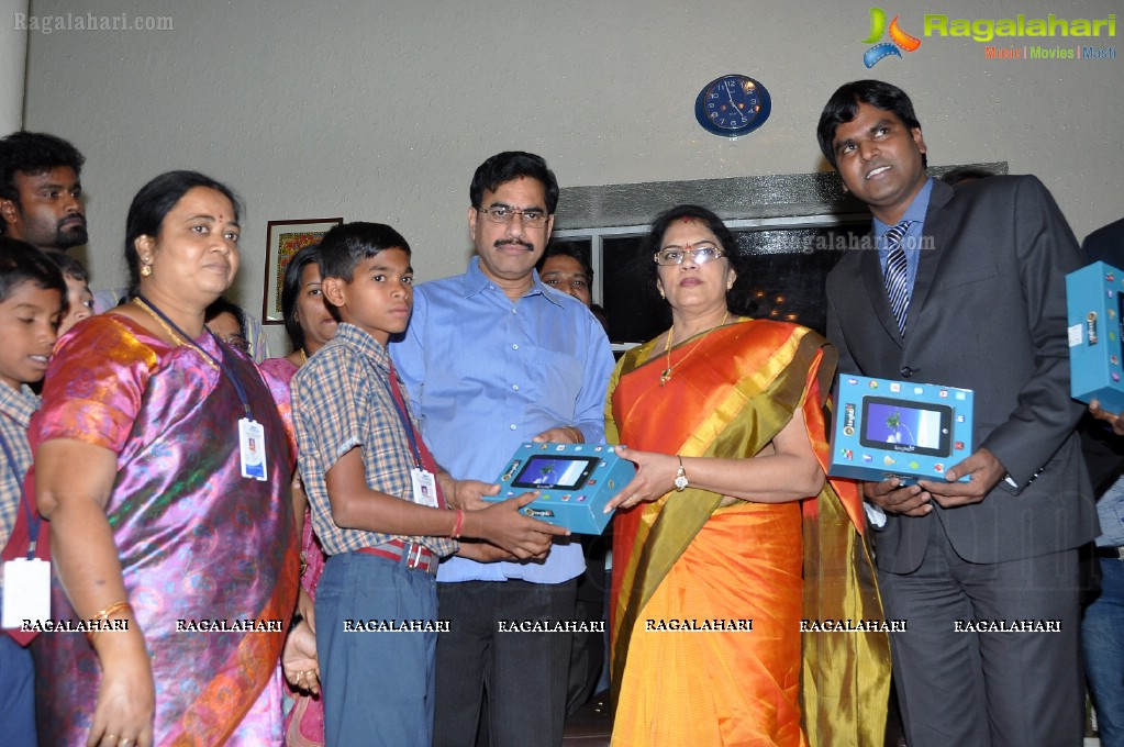 Minister Killi Kruparani distributes KingTab Tabet PC to Meritorious Students