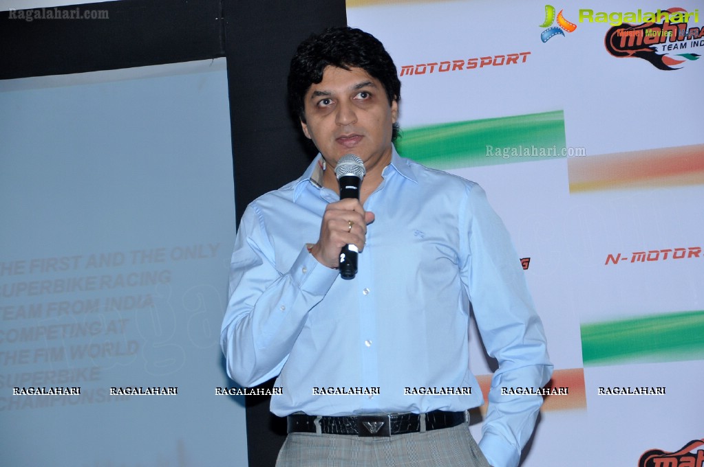 Nagarjuna at Mahi Racing Team India Press Meet, Hyderabad