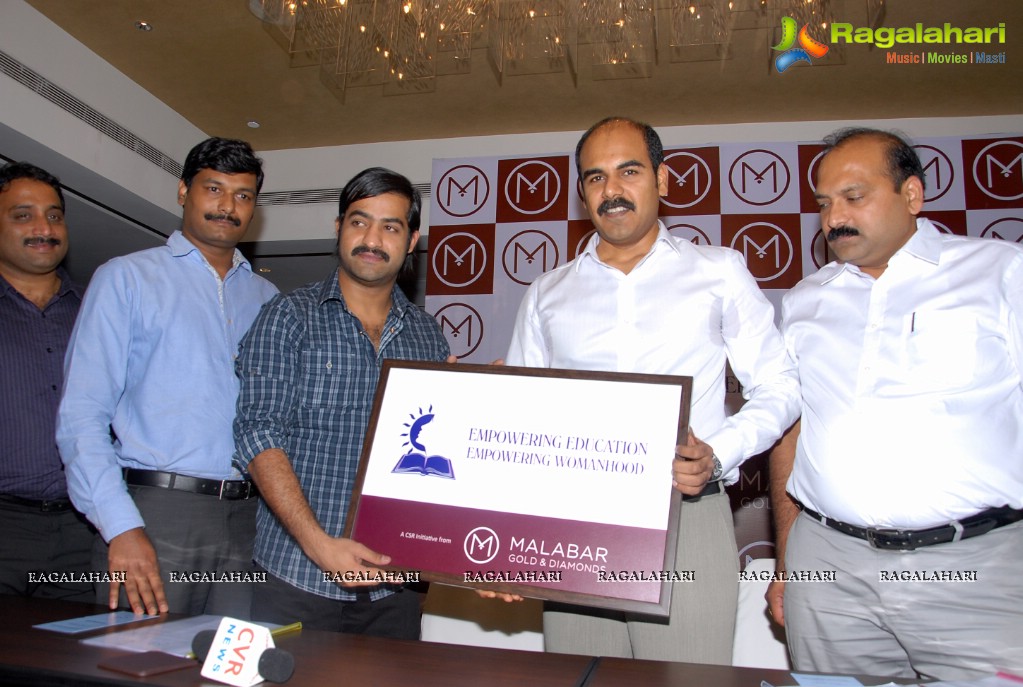 Malabar Gold & Diamonds launch Educational aid to Girl Child in AP by NTR