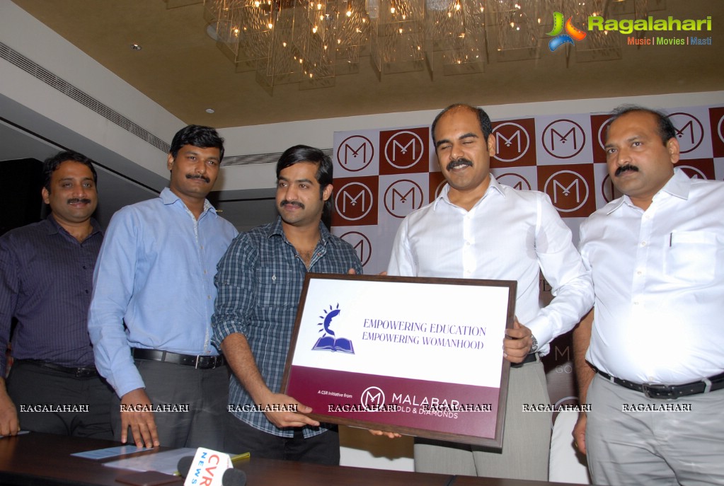 Malabar Gold & Diamonds launch Educational aid to Girl Child in AP by NTR