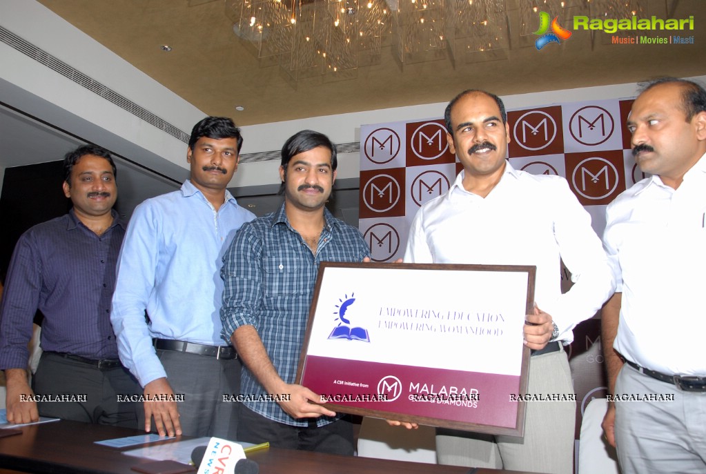 Malabar Gold & Diamonds launch Educational aid to Girl Child in AP by NTR