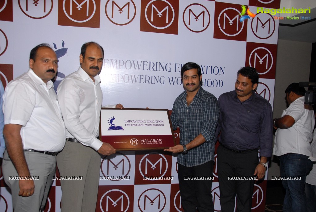 Malabar Gold & Diamonds launch Educational aid to Girl Child in AP by NTR