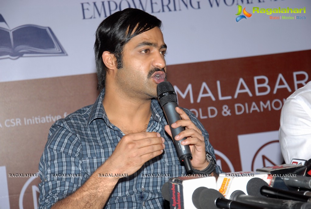 Malabar Gold & Diamonds launch Educational aid to Girl Child in AP by NTR