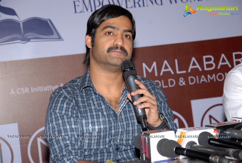 Malabar Gold & Diamonds launch Educational aid to Girl Child in AP by NTR