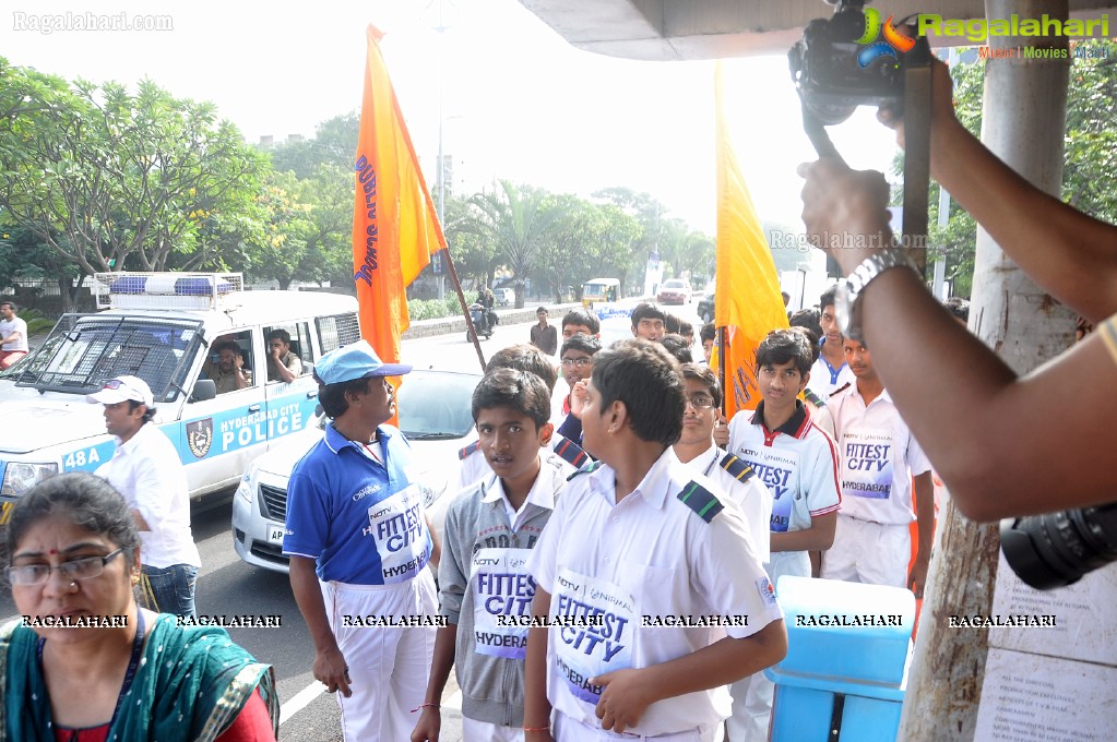 Sania Mirza participates at NDTV-Nirmal Walk for Fitness