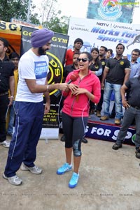 Sania Mirza NDTV Walk for Fitness