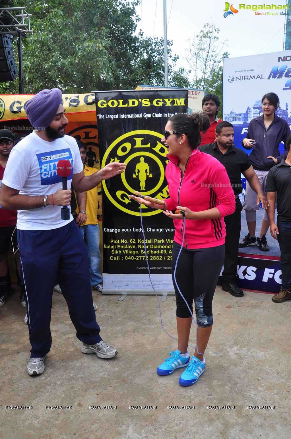 Sania Mirza participates at NDTV-Nirmal Walk for Fitness