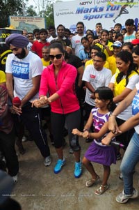 Sania Mirza NDTV Walk for Fitness