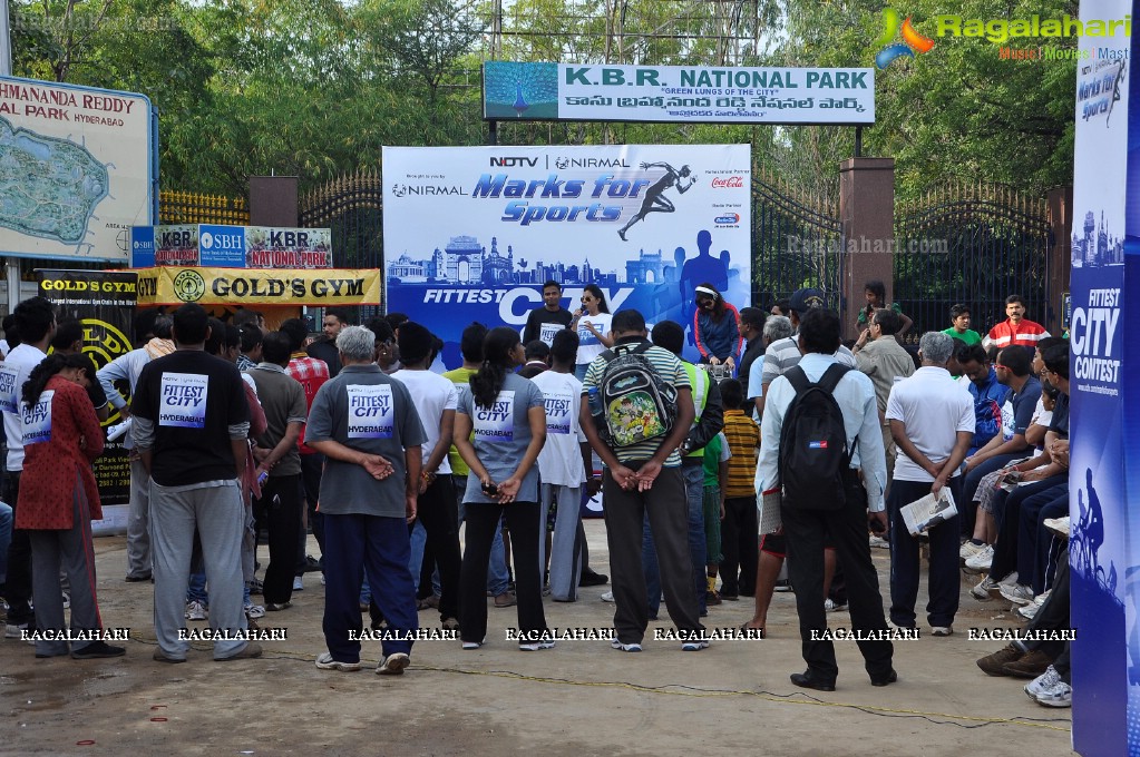 Sania Mirza participates at NDTV-Nirmal Walk for Fitness