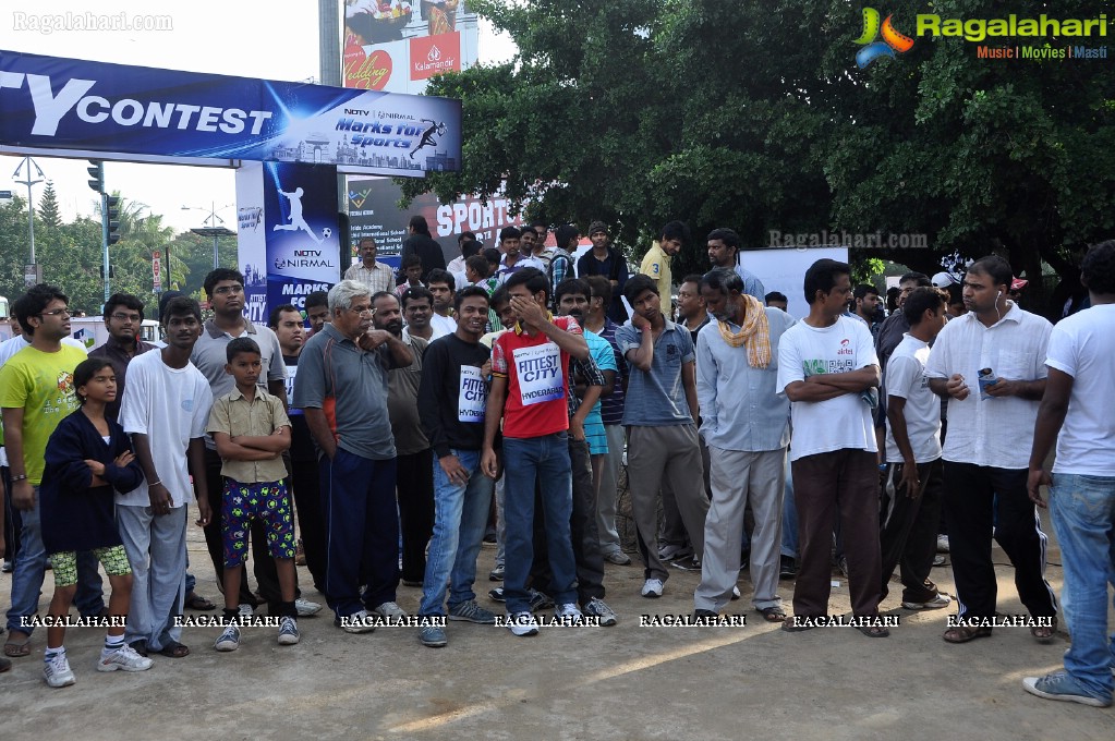 Sania Mirza participates at NDTV-Nirmal Walk for Fitness