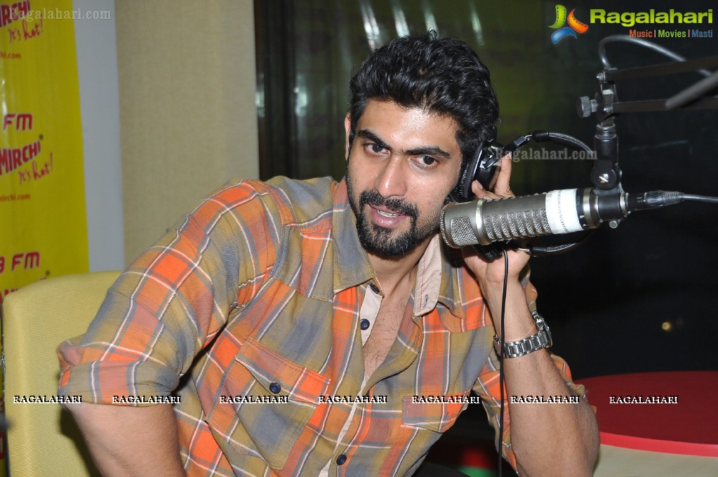 Rana at Mirchi Studios, Hyderabad