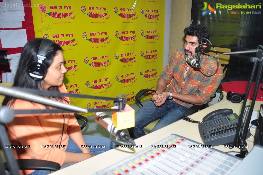 Rana at Mirchi Studios, Hyderabad