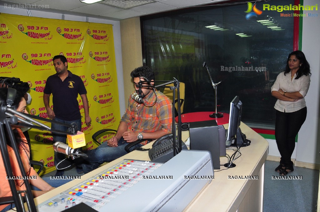 Rana at Mirchi Studios, Hyderabad