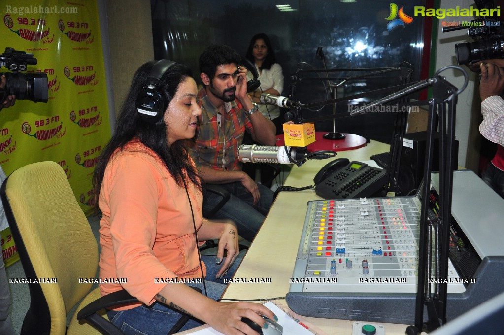 Rana at Mirchi Studios, Hyderabad