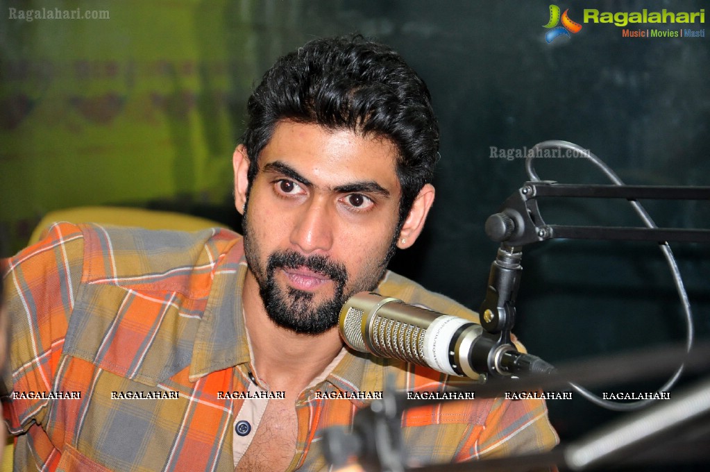 Rana at Mirchi Studios, Hyderabad