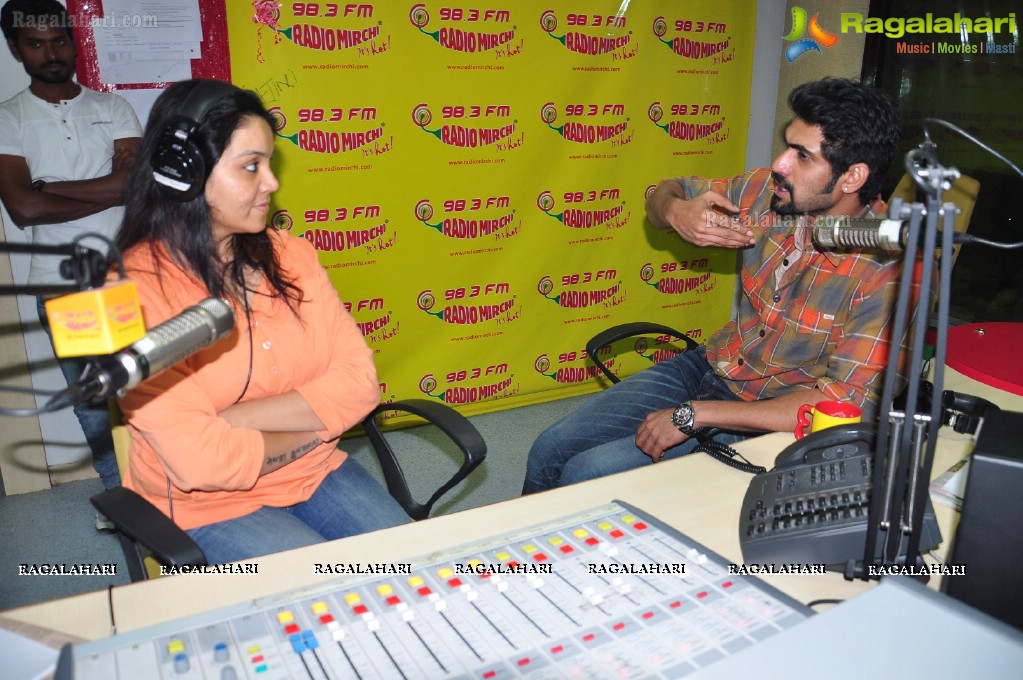 Rana at Mirchi Studios, Hyderabad