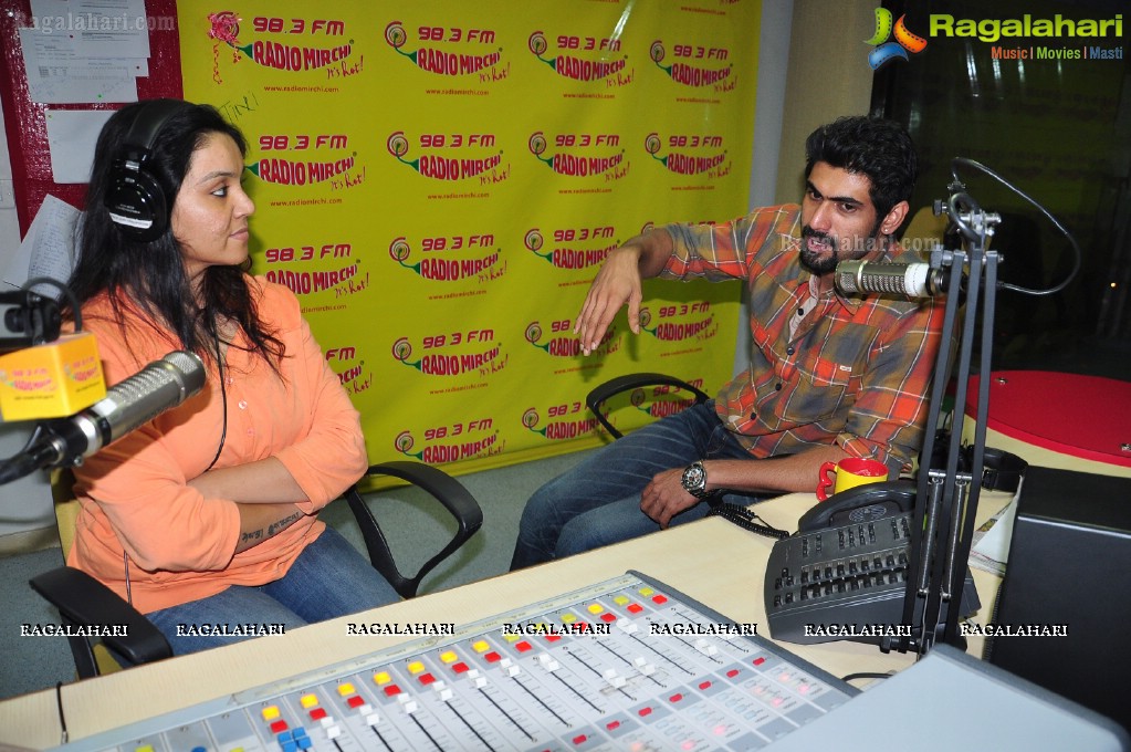 Rana at Mirchi Studios, Hyderabad