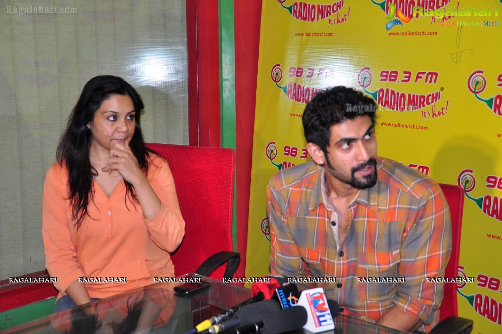 Rana at Mirchi Studios, Hyderabad