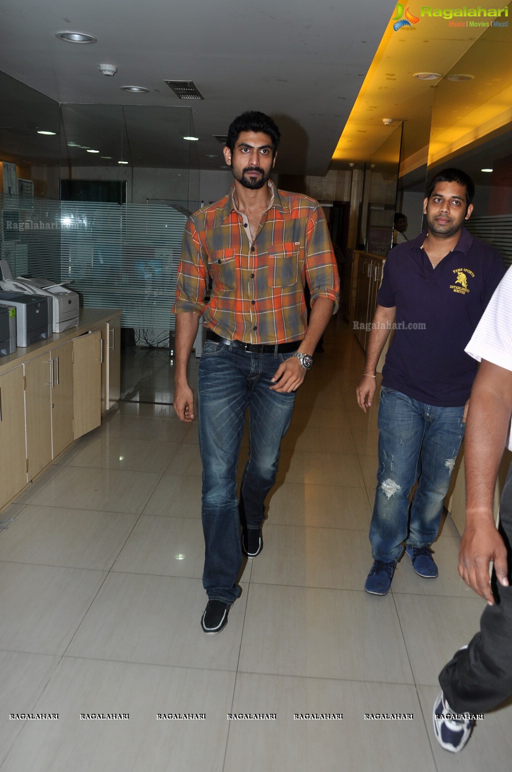 Rana at Mirchi Studios, Hyderabad