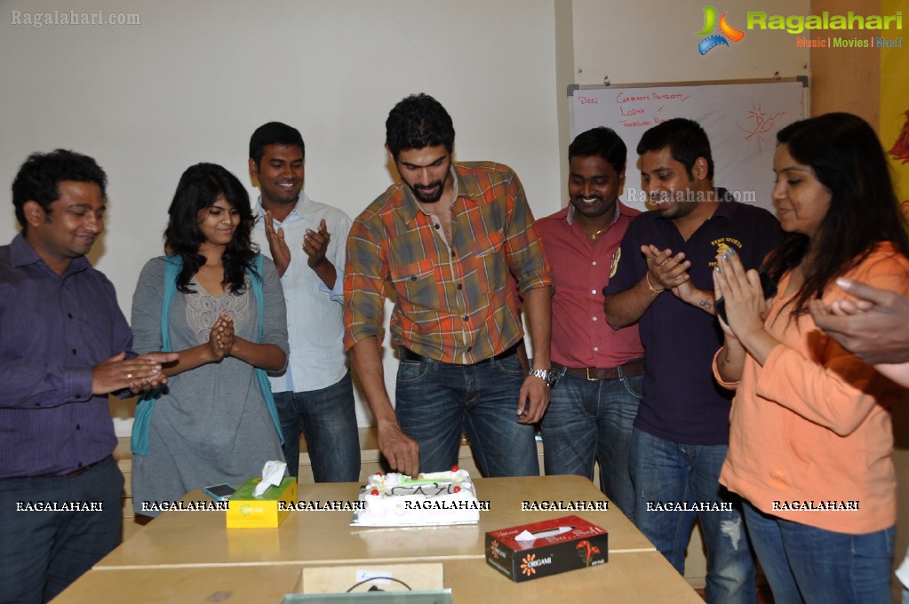 Rana at Mirchi Studios, Hyderabad