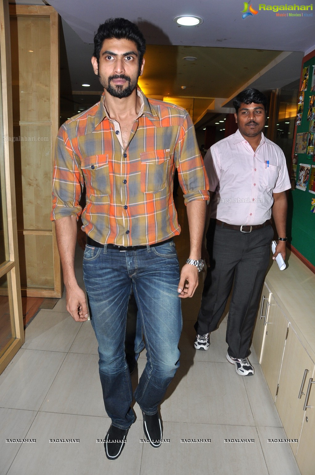 Rana at Mirchi Studios, Hyderabad