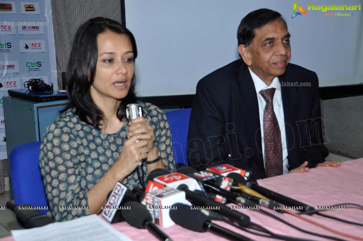 Amala attends REX Press Meet