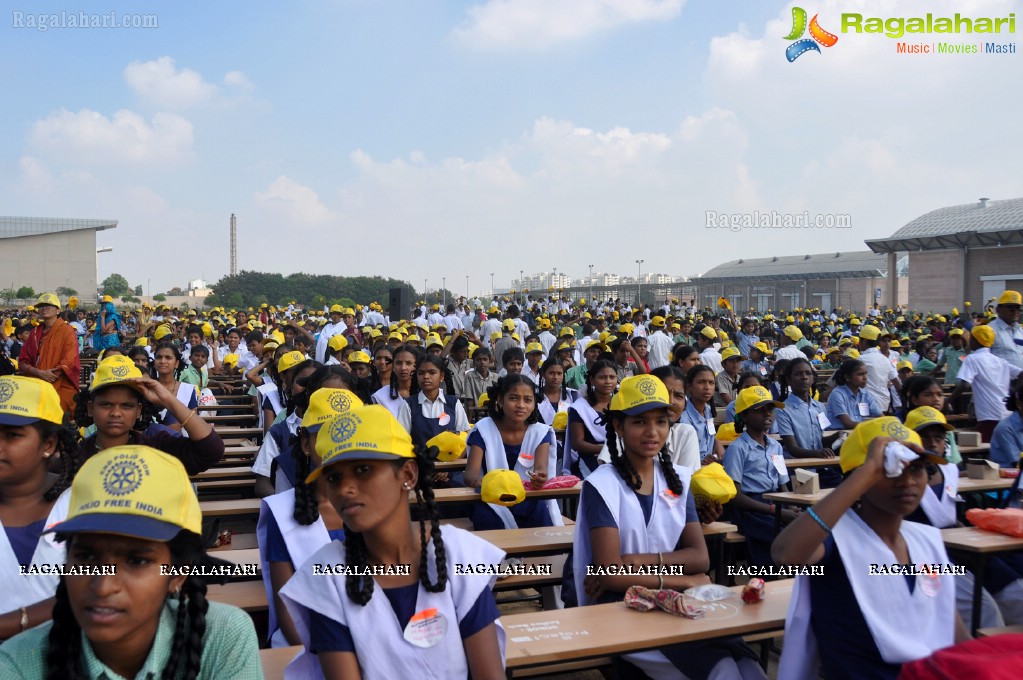 Rotary International distributes 10,000 School Dual Desks  to 218 Government Schools