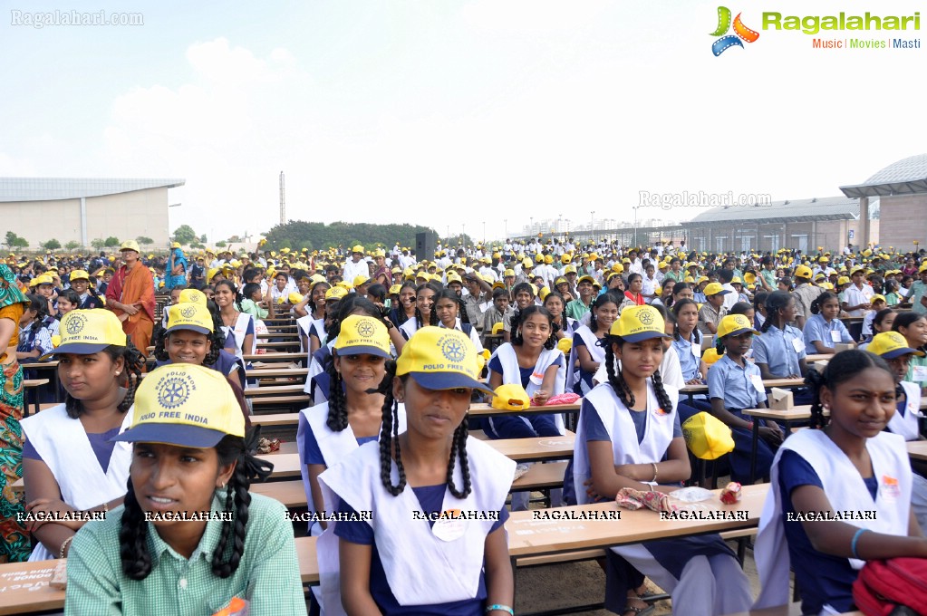 Rotary International distributes 10,000 School Dual Desks  to 218 Government Schools