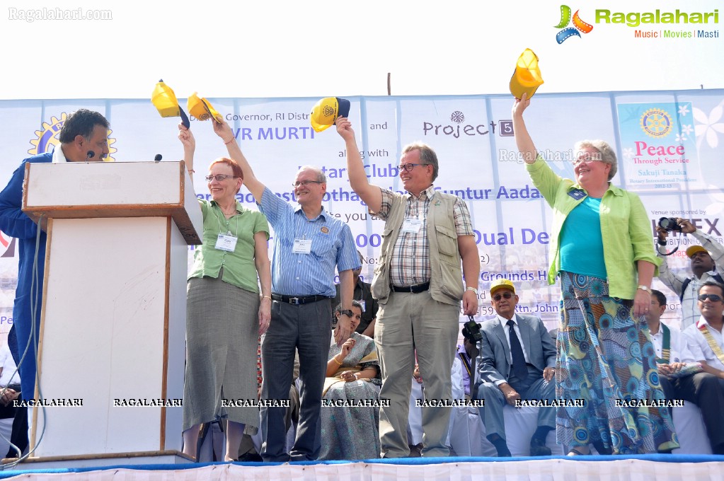 Rotary International distributes 10,000 School Dual Desks  to 218 Government Schools