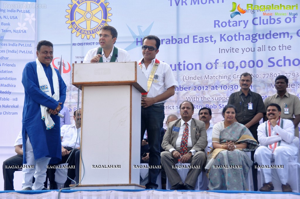 Rotary International distributes 10,000 School Dual Desks  to 218 Government Schools