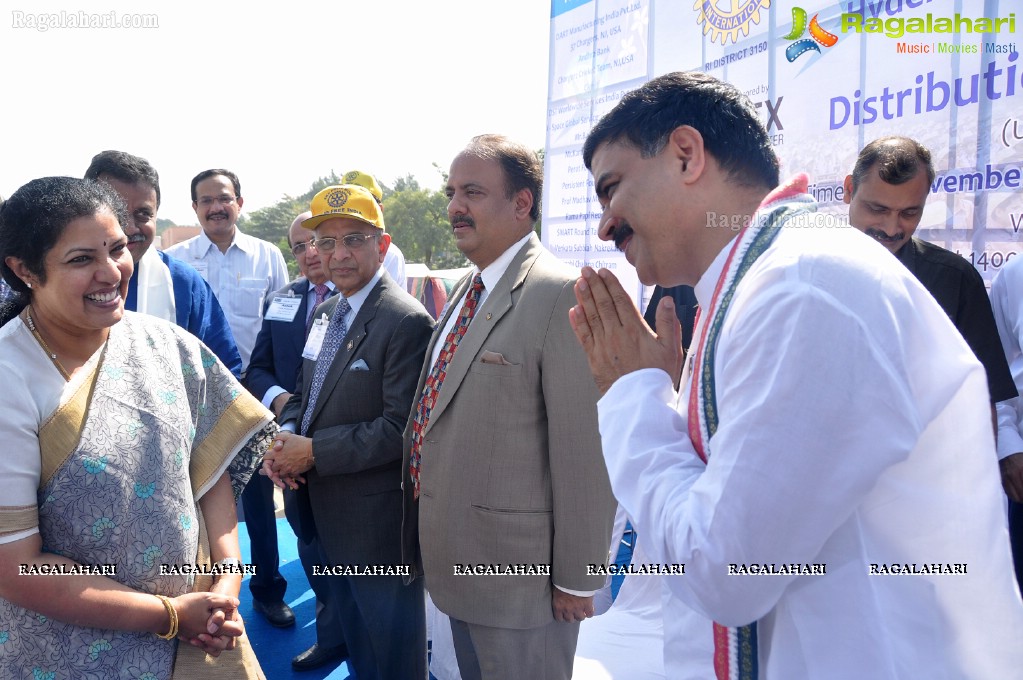 Rotary International distributes 10,000 School Dual Desks  to 218 Government Schools