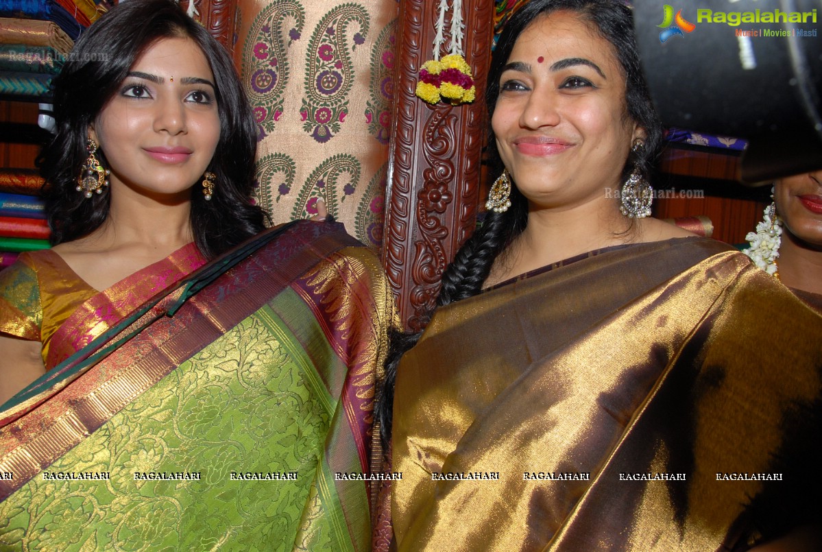 Samantha Launches Chettinad's Showroom, Hyderabad