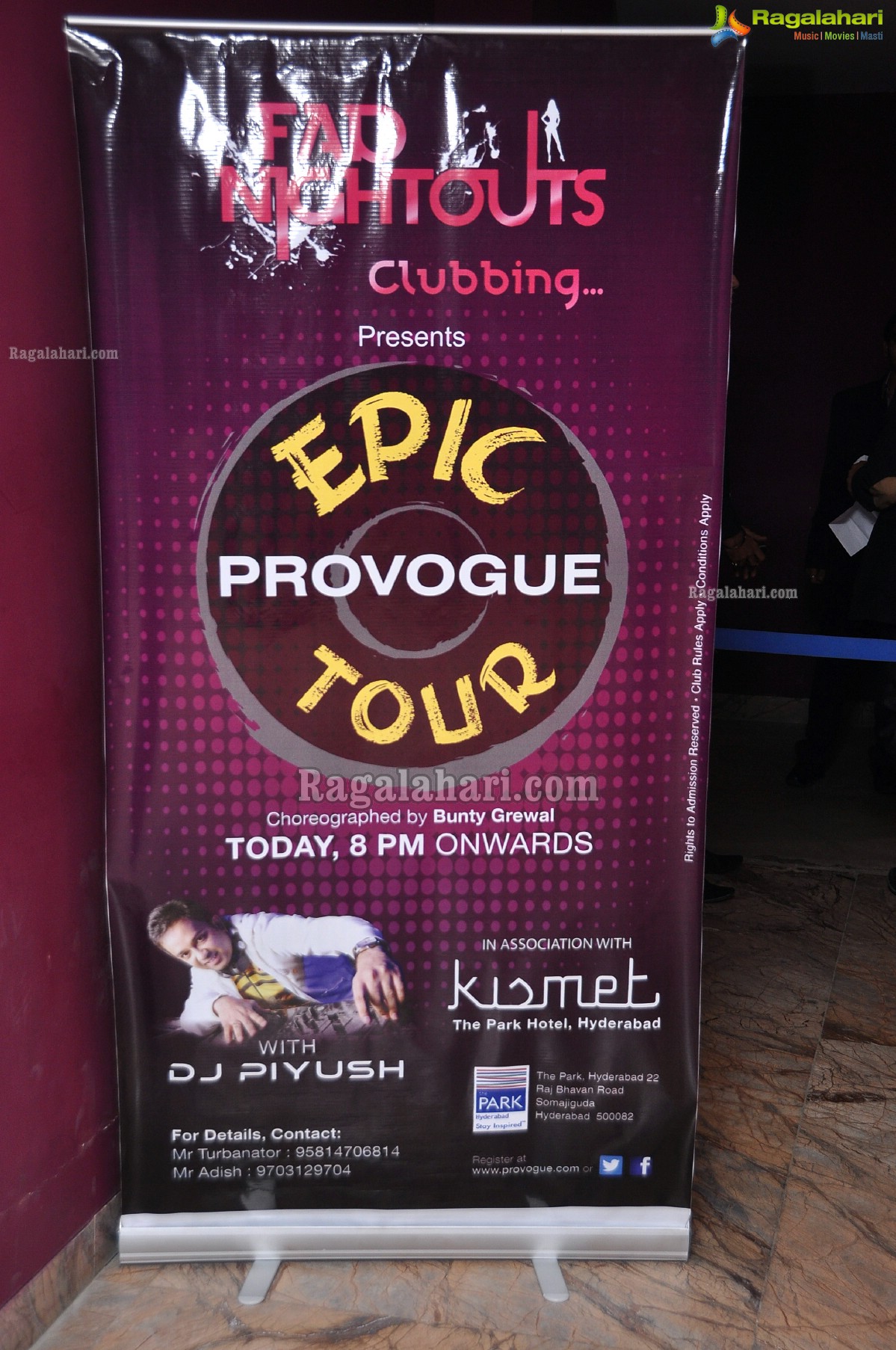 Fad Nightouts Epic Provogue Tour at Kismet Pub, Hyderabad