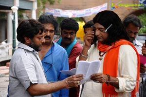 Dhamarukam Shooting Photos