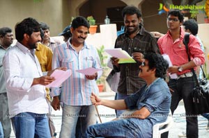 Dhamarukam Shooting Photos