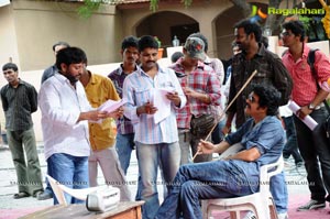 Dhamarukam Shooting Photos