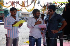 Dhamarukam Shooting Photos