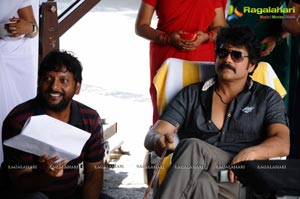 Dhamarukam Shooting Photos