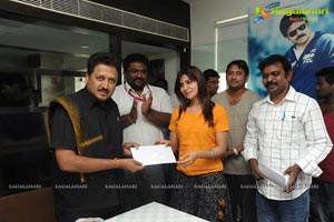 Samantha Charity Press Meet