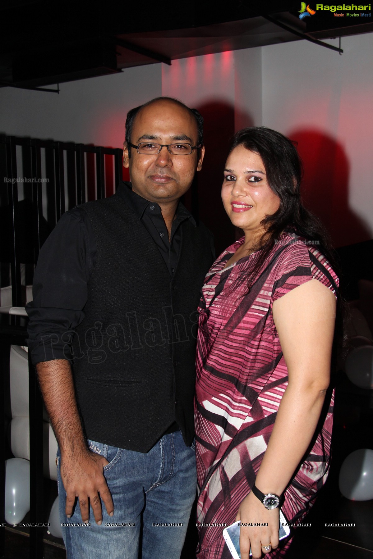 Alok n Anshum's 7th Wedding Anniversary at Bottles N Chimney, Hyderabad