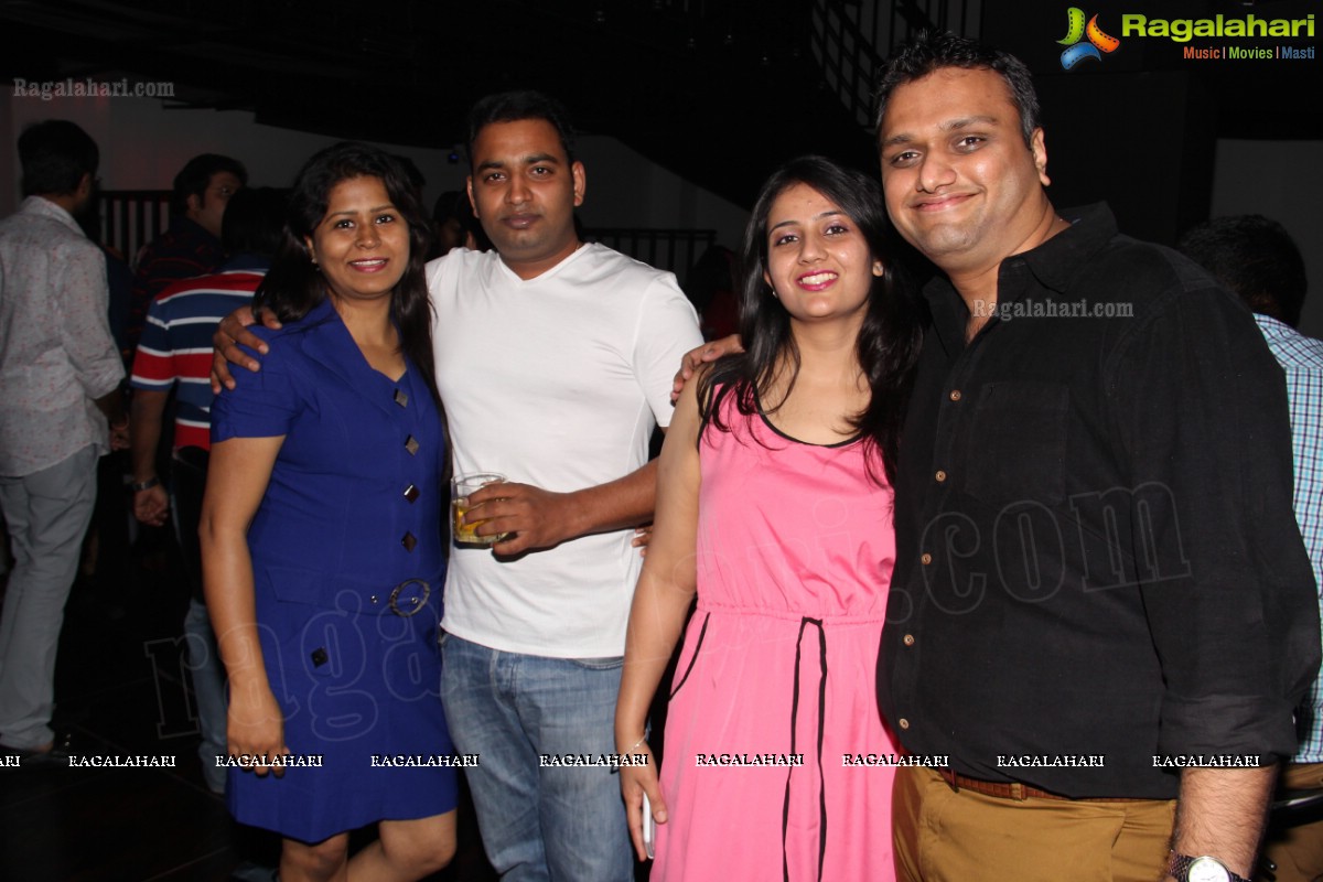 Alok n Anshum's 7th Wedding Anniversary at Bottles N Chimney, Hyderabad