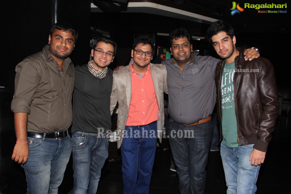 Amogh Bachelors Party at Spoil Pub, Hyderabad