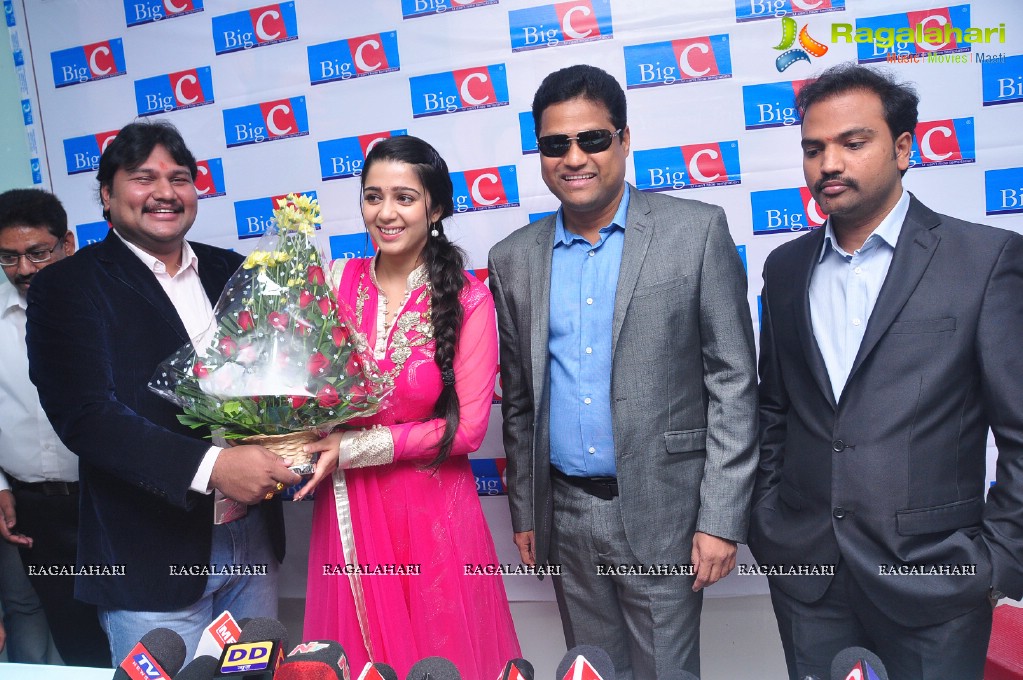 Charmme inaugurates Big C at Ameerpet, Hyderabad