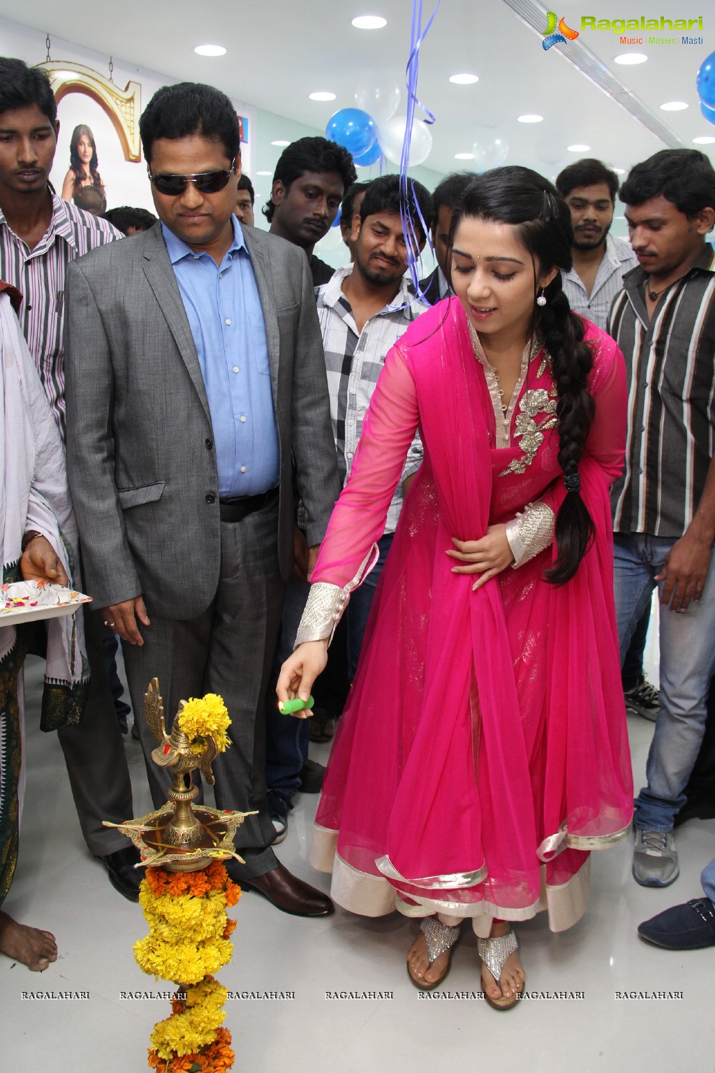 Charmme inaugurates Big C at Ameerpet, Hyderabad