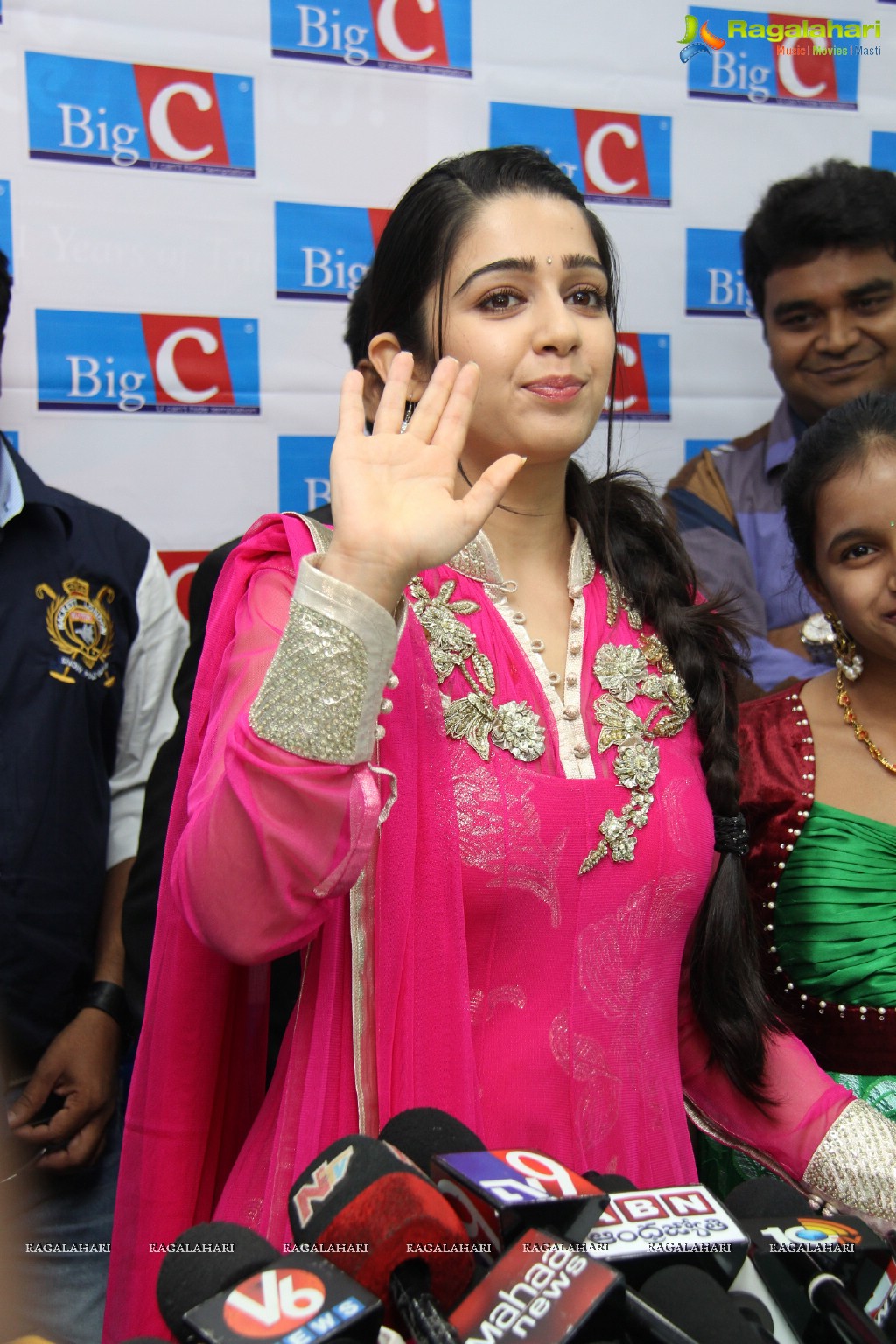Charmme inaugurates Big C at Ameerpet, Hyderabad