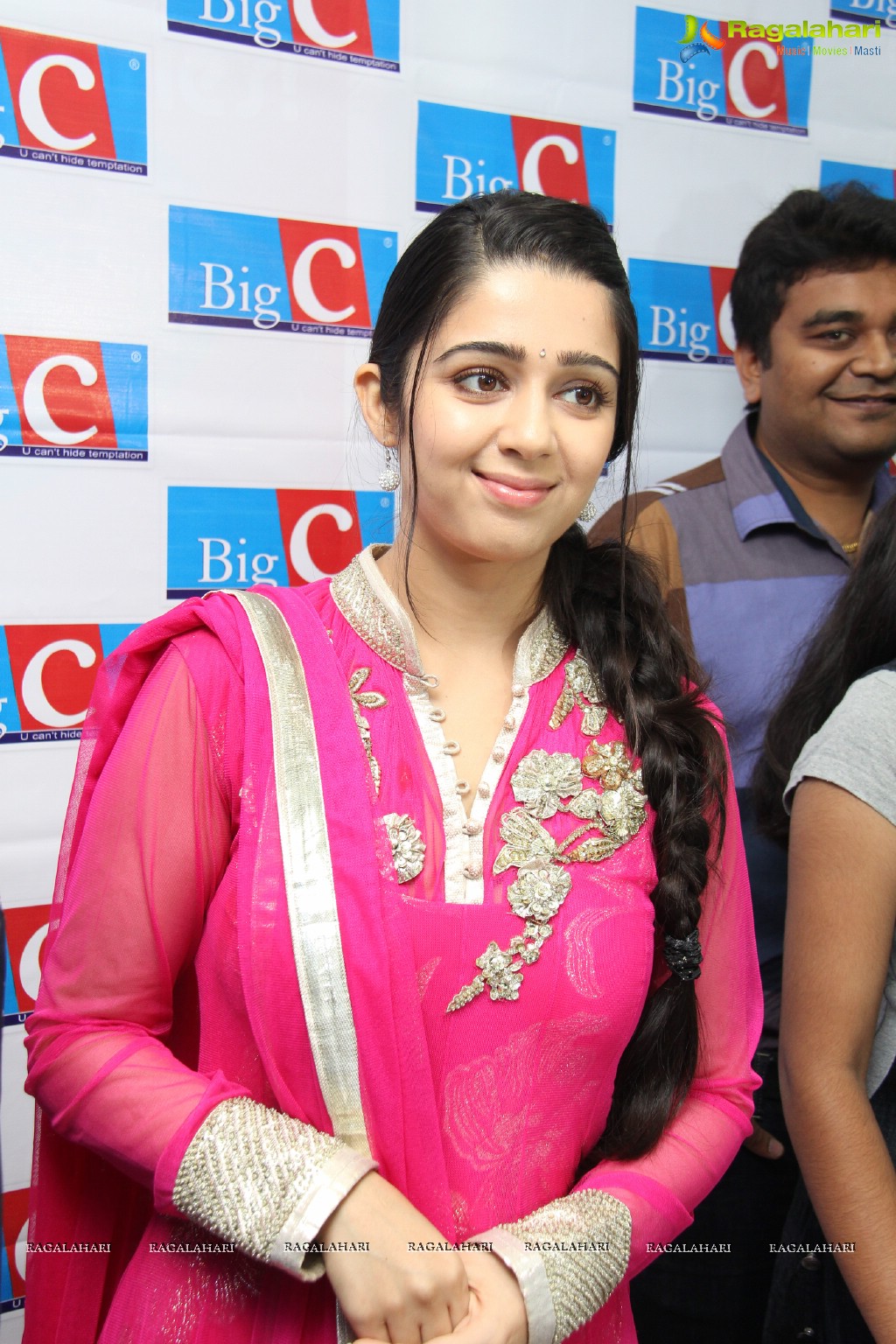 Charmme inaugurates Big C at Ameerpet, Hyderabad