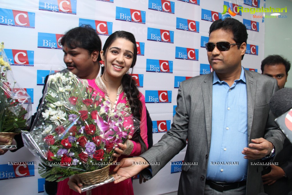 Charmme inaugurates Big C at Ameerpet, Hyderabad