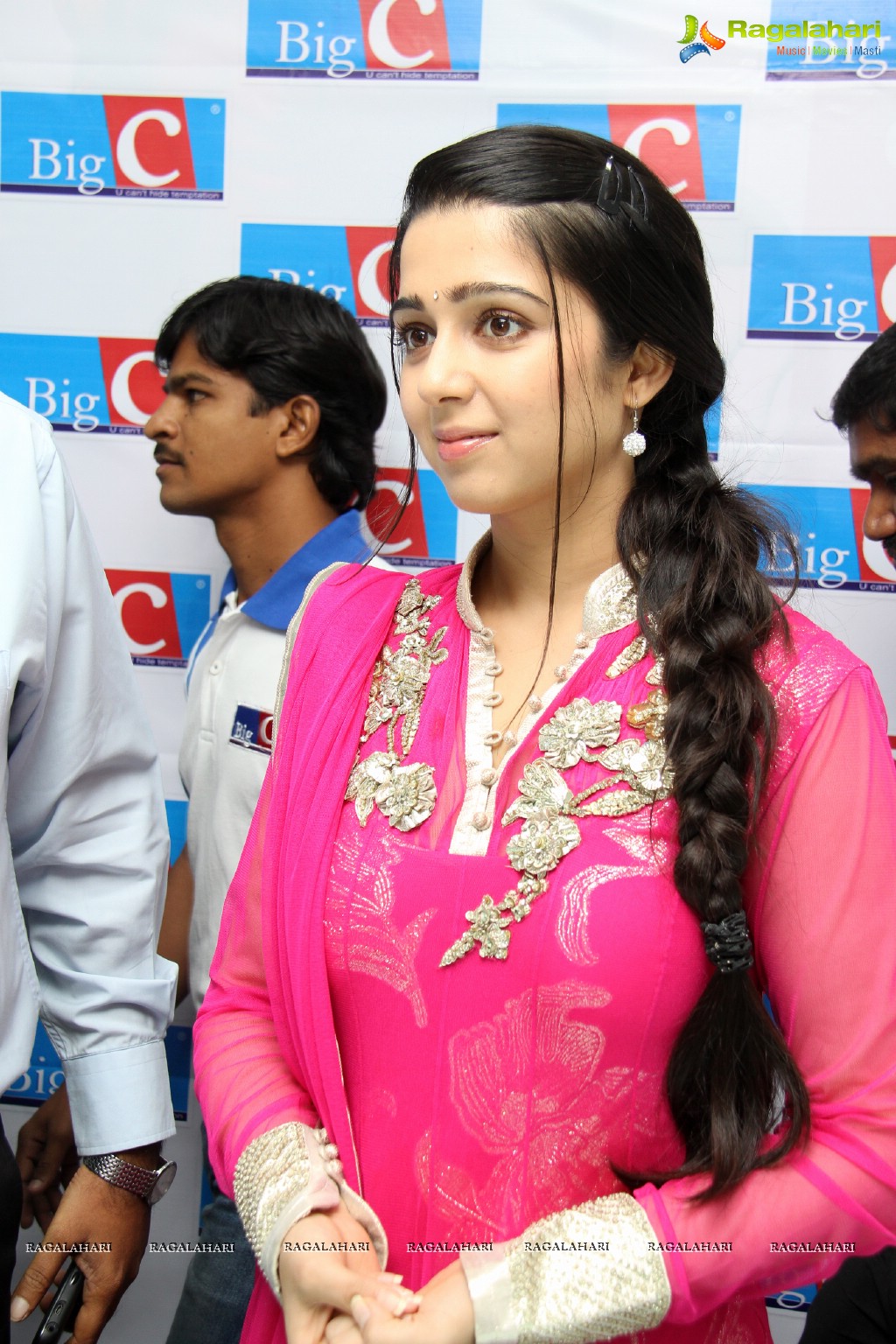 Charmme inaugurates Big C at Ameerpet, Hyderabad