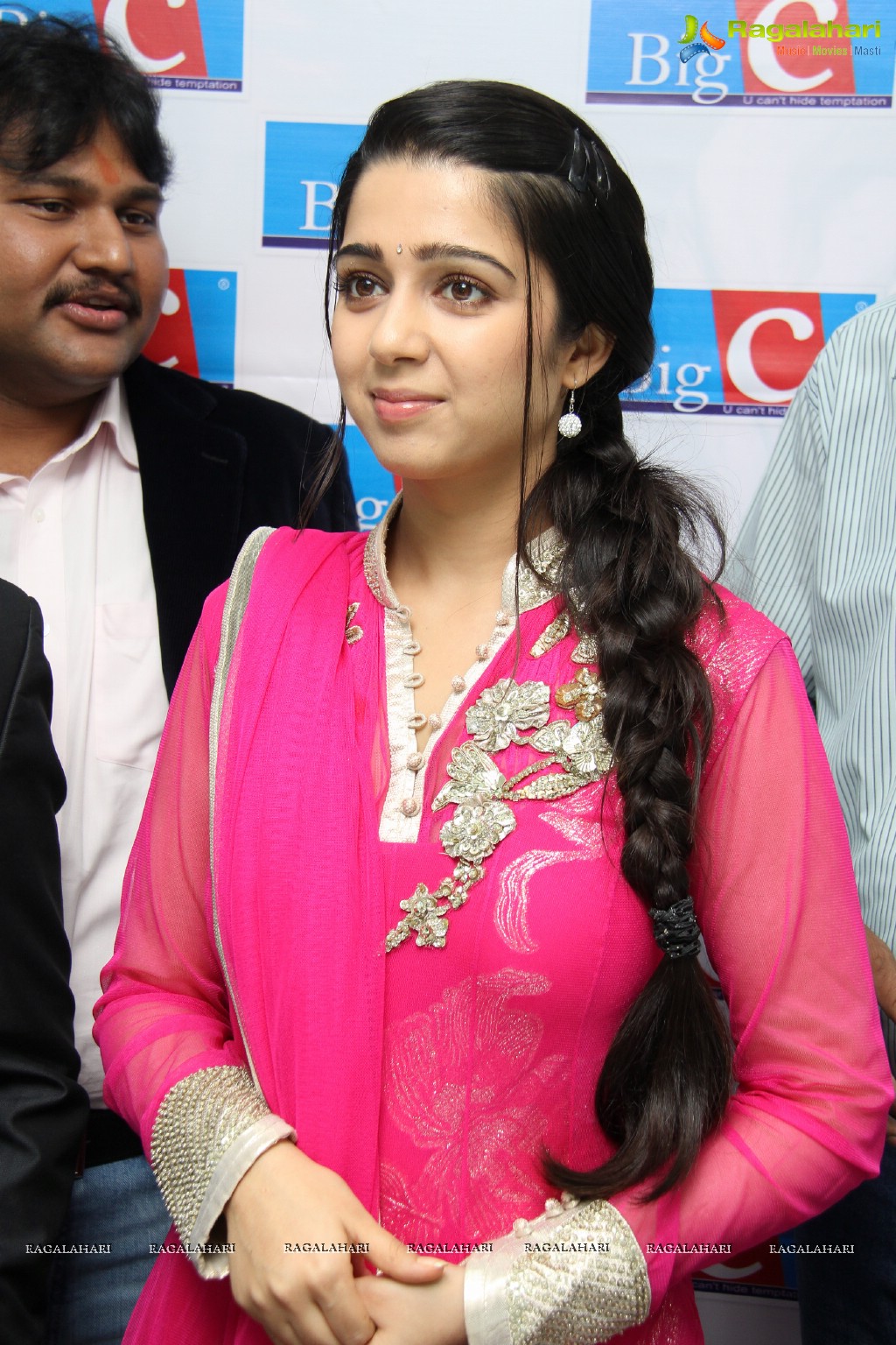 Charmme inaugurates Big C at Ameerpet, Hyderabad