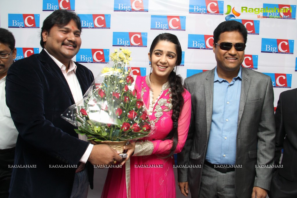 Charmme inaugurates Big C at Ameerpet, Hyderabad